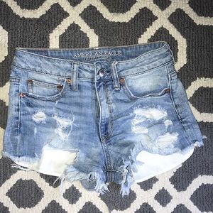 American Eagle hi rise shorts